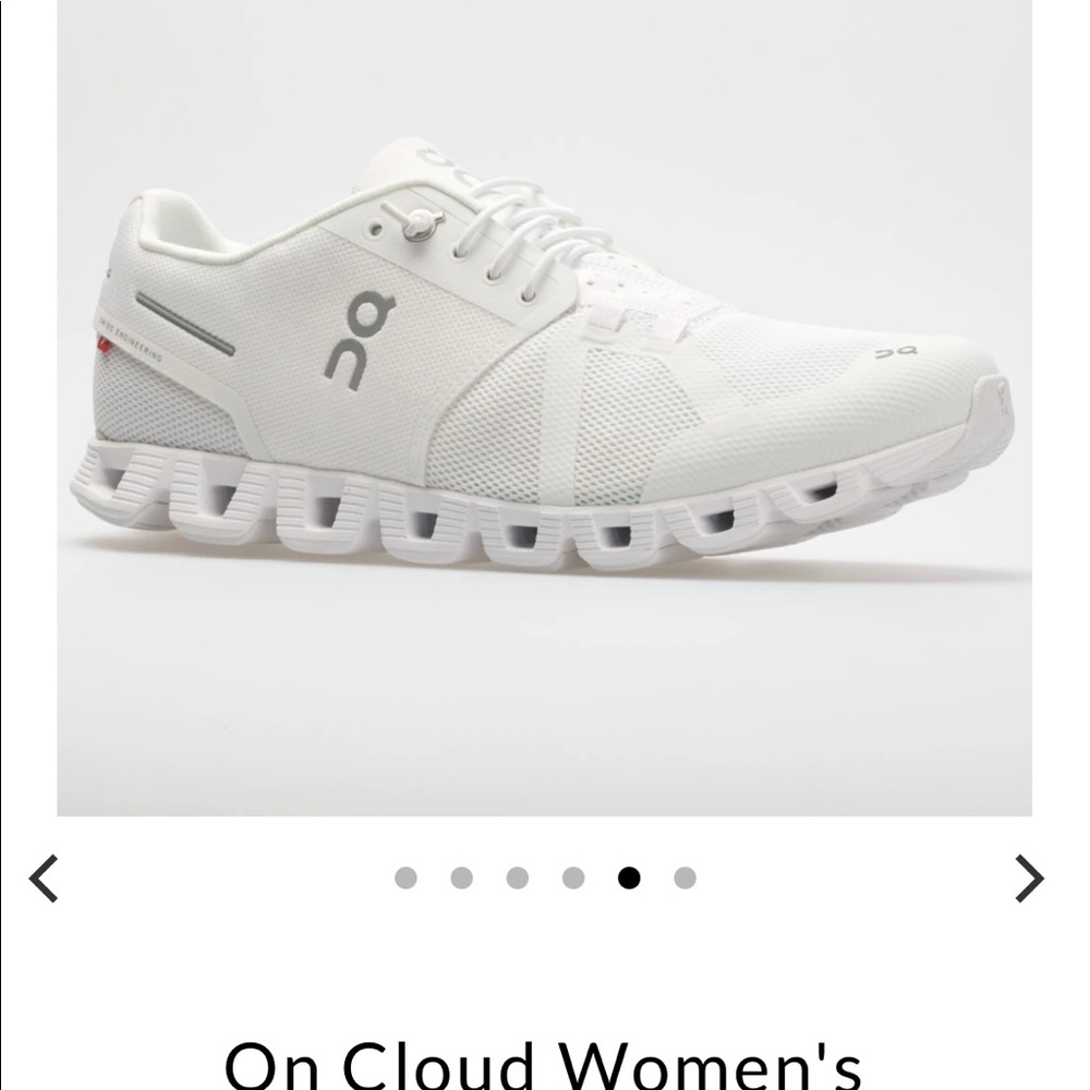 On cloud women’s all white size 8.5